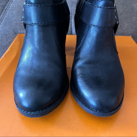 Arturo Chiang Viana Black Leather Boots - Picture 4 of 6